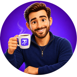 Coach Chad, with a coffee